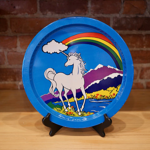 1980s Rainbow Unicorn Tray