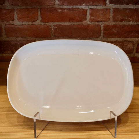 White American Modern Oblong Platter