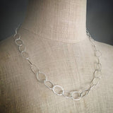 Oragnic Oval Chain Necklace