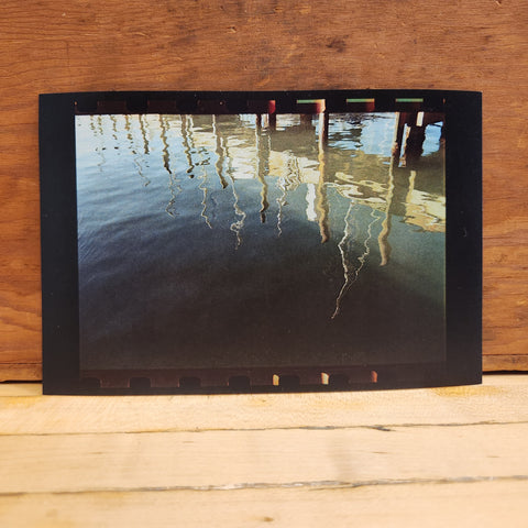 Dock Reflection Postcard