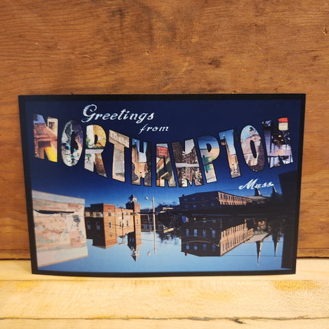 Greetings From Northampton Postcard - Reflections