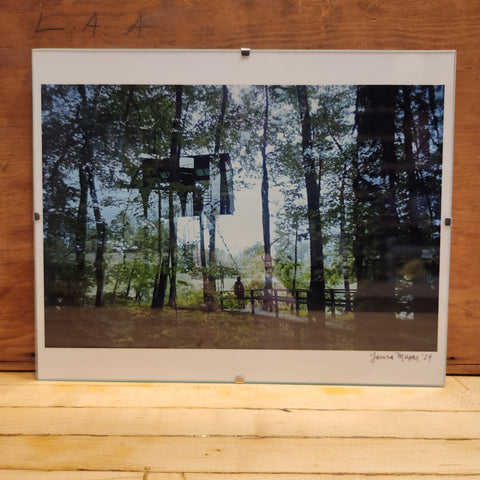 8x10 Framed Arcadia Wildlife Sanctuary Double Exposure Print - Laura Mason Photography
