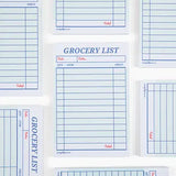 Guest Check Grocery Notepad