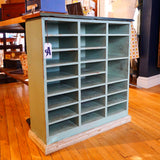 Old Green Paint Cubbies