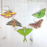Colorful Moth Garland