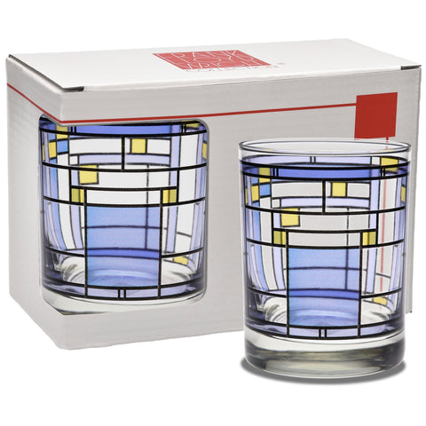 Oak Park Rocks Glass Set - Blue
