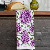 Purple Lilac Tea Towel