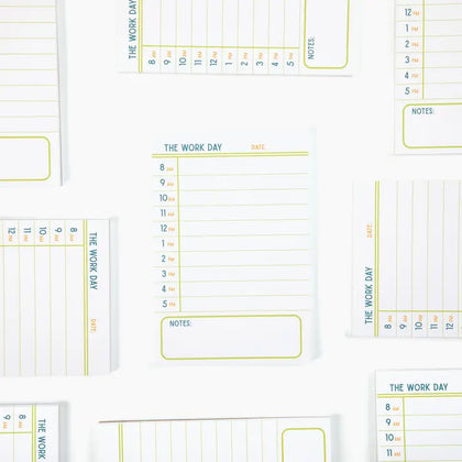 Work Day Notepad