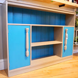 Oyster & Turquoise Bookshelf