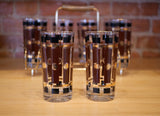 MCM Collins Glass Caddy