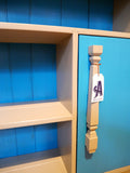 Oyster & Turquoise Bookshelf