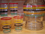 Rainbow Juice Pitcher & Glasses
