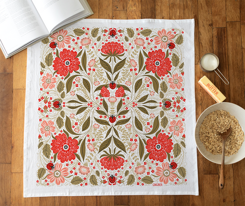 Ladybug Tea Towel