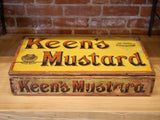1890s Keen's Mustard Wooden Box With Lid