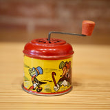 Early Tin Pinocchio Music Box - Made in France - rare