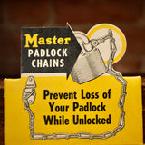 NOS Masterlock Padlock Chain