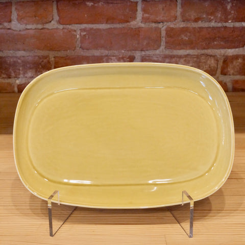 Chartreuse Curry American Modern Oblong Platter