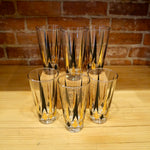 Golden Peak Glasses Set