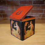 Pin-Up Girl/Parrot Tin c.1920