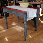 Red & Blue Work Table