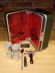Leatherette Travel Bar