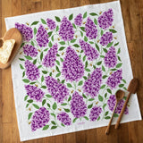 Purple Lilac Tea Towel