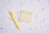 Library Card Post-It Notes YELLOW