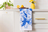Blue Songbird Tea Towel