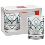 Geneva Tulip Rocks Glass Set - Green