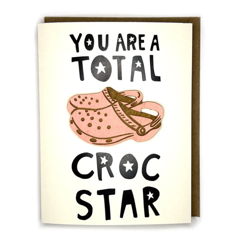 Total Croc Star Nagnet Card