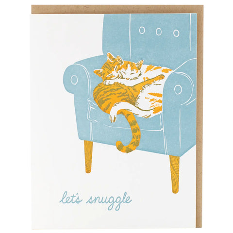 Snuggle Cats Love Card