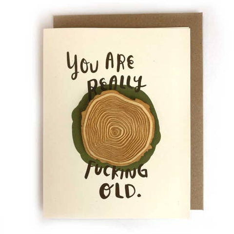 Really Old Tree Magnet Card