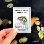 Rainbow Trout Enamel Pin - Wildship Studio