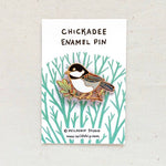 Chickadee Enamel Pin - Wildship Studio