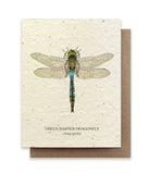 Green Darner Dragonfly Seed Card