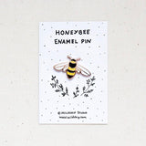 Honeybee Enamel Pin - Wildship Studio
