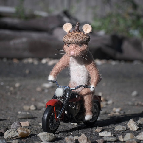Mouse and Motorcycle Print - Sugar Smallhouse