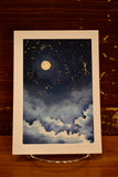 Dreamy Moon in Indigo Print - Dani Antes