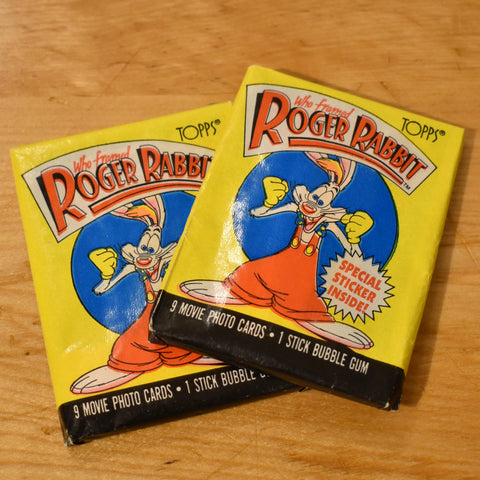 Roger Rabbit 1987 Card Pack