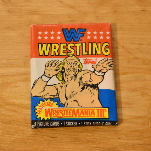 WWF 1987 WrestleMania III Wax Pack