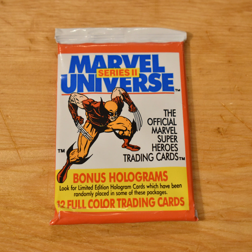 Marvel 1991 Wolverine Card Pack ASSEMBLE Marvel 1991 Wolverine Card Pack ASSEMBLE