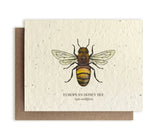 Honey Bee Seed Card
