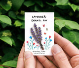 Lavender Enamel Pin - Wildship Studio