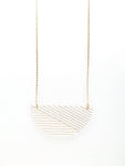 Alta Necklace - Frost/Soft Gold