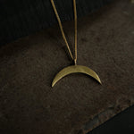 East to West Moon Necklace