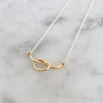 Loveknot Necklace - Yellow Gold