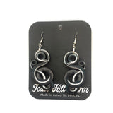 Black Snake Earrings